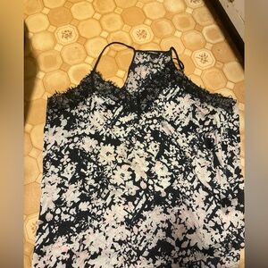 Express Black and Pink Floral Cami